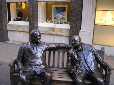 Churchill und Roosevelt