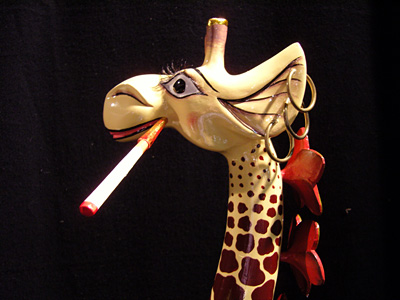 Zigaretten-Giraffe Zigaretten-Giraffe