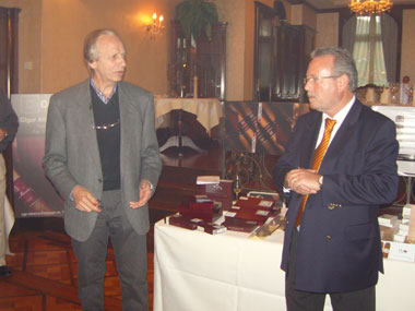 Die Gastgeber Claude Guggenheim und Peter Baumann Die Gastgeber Claude Guggenheim und Peter Baumann