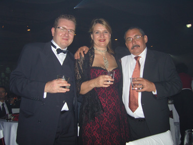 Andi Stachl, Margrit Wandeler und Jorge von Intertabak