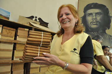 Norm mit Zigarrenbündel