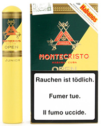 Montecristo Open Junior im Tubo Montecristo Open Junior im Tubo