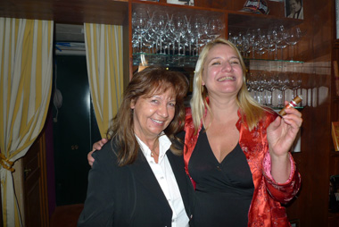 Gastgeberinnen Maggy Wandeler und Trudi Baumann